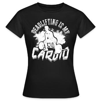 Deadlift Fitlochness Deadlift Gym - T-shirt Femme - noir - Devant - AI Model Female 172 dark (172cm)
