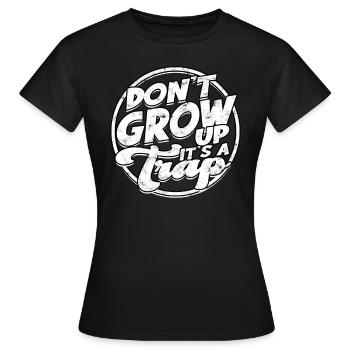 erwachsen humor erwachsene geschenk geburtstag ges - Frauen T-Shirt - Schwarz - Vorne - AI Model Female 172 dark (172cm)