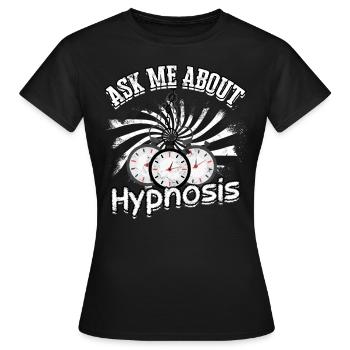 hypnotiseur hypnotique hypnotiseur - T-shirt Femme - noir - Devant - AI Model Female 172 dark (172cm)