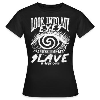 hypnose hypnotiser hypnotiquement hypnotiseur gesch - T-shirt Femme - noir - Devant - AI Model Female 172 dark (172cm)