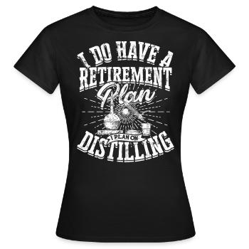 Schnapps Whiskey distill Schnapps distiller Geschenkide - Women's T-Shirt - black - Front - AI Model Female 172 dark (172cm)