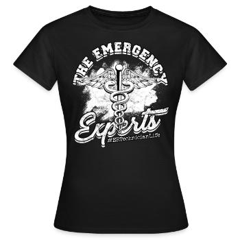 Emergency Department Nurse Hospital Hospitals - Women's T-Shirt - black - Front - AI Model Female 172 dark (172cm)