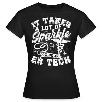 Emergency Department Nurse Hospital Hospitals - Women's T-Shirt - black - Front - AI Model Female 172 dark (172cm)