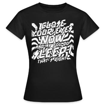 hypnotiseur hypnotique hypnotiseur - T-shirt Femme - noir - Devant - AI Model Female 172 dark (172cm)