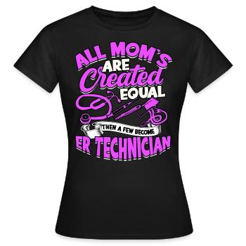 Emergency Department Nurse Hospital Hospitals - Women's T-Shirt - black - Front - AI Model Female 172 dark (172cm)