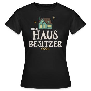 Hausbesitzer 2024 - Frauen T-Shirt - Schwarz - Vorne - AI Model Female 172 dark (172cm)