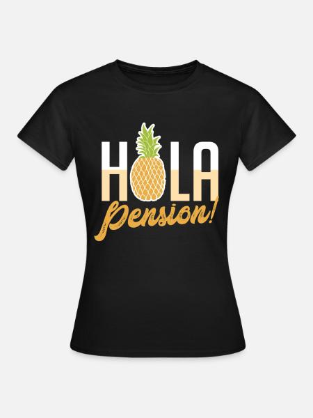 Pension Ruhestand - Frauen T-Shirt - Schwarz