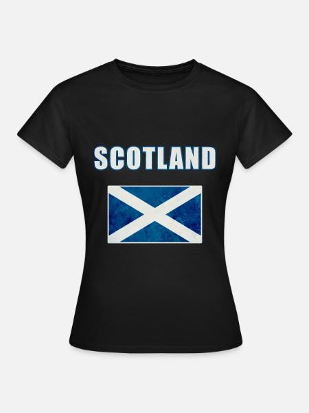 Schottland - Frauen T-Shirt - Schwarz