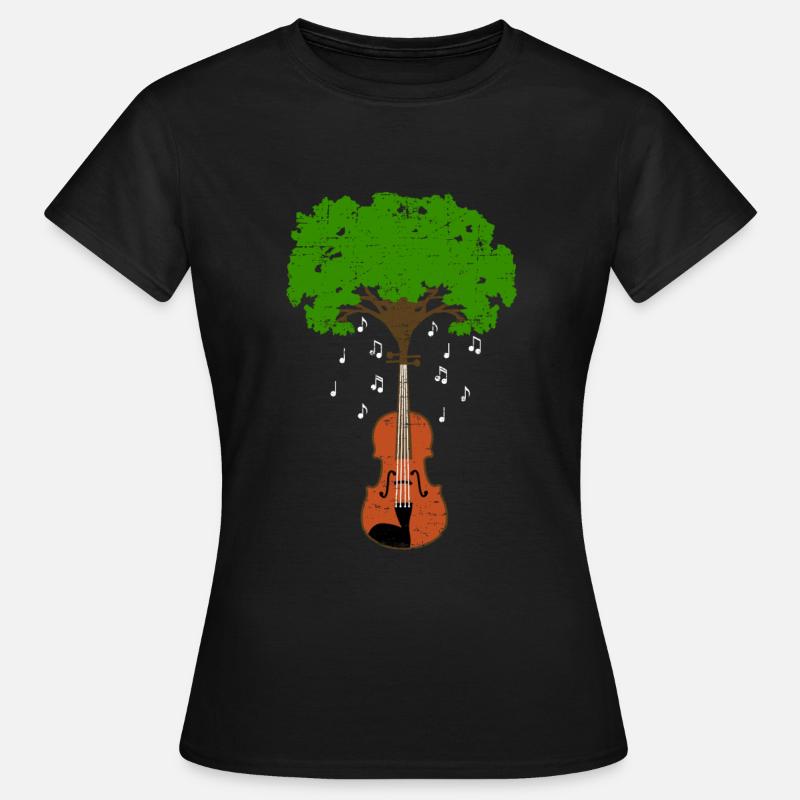 violin - Women's T-Shirt - black