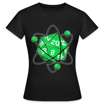 cube - Women's T-Shirt - black - Front - AI Model Female 172 dark (172cm)