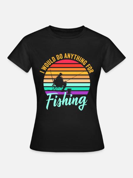 Poissons de pêche Petri Heil - T-shirt Femme - noir