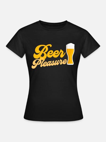 Bier Bierzelt - Frauen T-Shirt - Schwarz