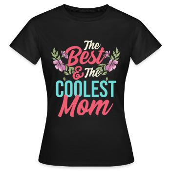 Maman Fête des Mères - T-shirt Femme - noir - Devant - AI Model Female 172 dark (172cm)