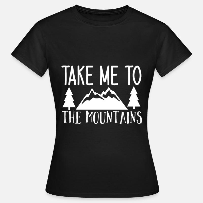 Mountains mountain - Women's T-Shirt - black