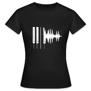Keyboard - Women's T-Shirt - black - Front - AI Model Female 172 dark (172cm)