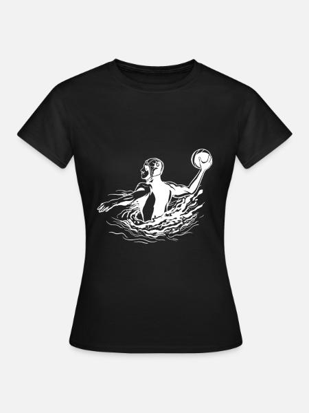 Wasserball - Frauen T-Shirt - Schwarz