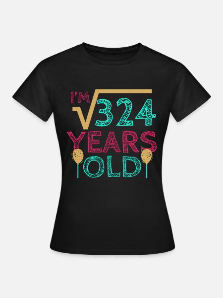 18 ans - T-shirt Femme - noir
