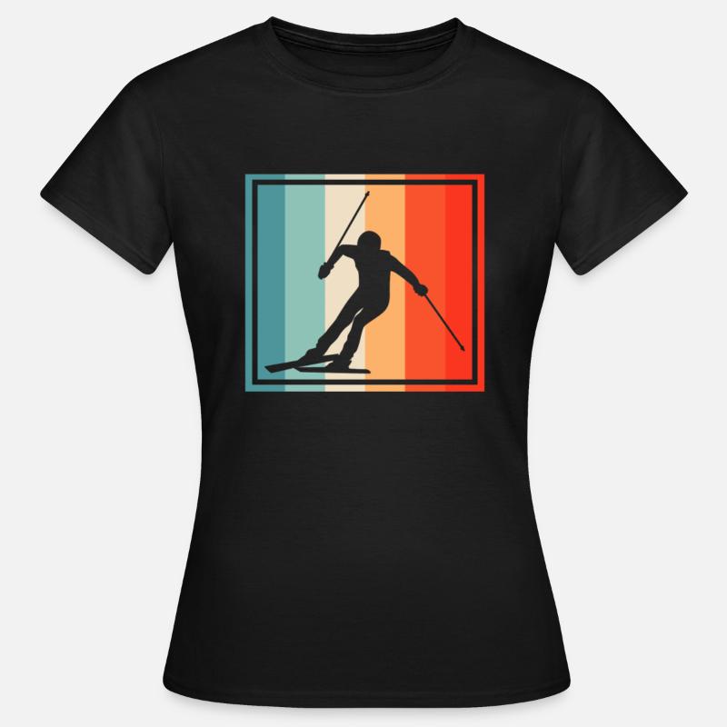 Ski Retro - Women's T-Shirt - black