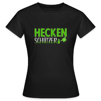 Heckenschützer Gartenarbeit Gartenbau Buchs Garten - Frauen T-Shirt - Schwarz - Vorne - AI Model Female 172 dark (172cm)