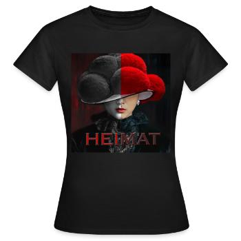 Schwarzwald Lady Art Heimat - Frauen T-Shirt - Schwarz - Vorne - AI Model Female 172 dark (172cm)