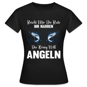 REICHT MIR DIE RUTE IHR NARREN - Frauen T-Shirt - Schwarz - Vorne - AI Model Female 172 dark (172cm)