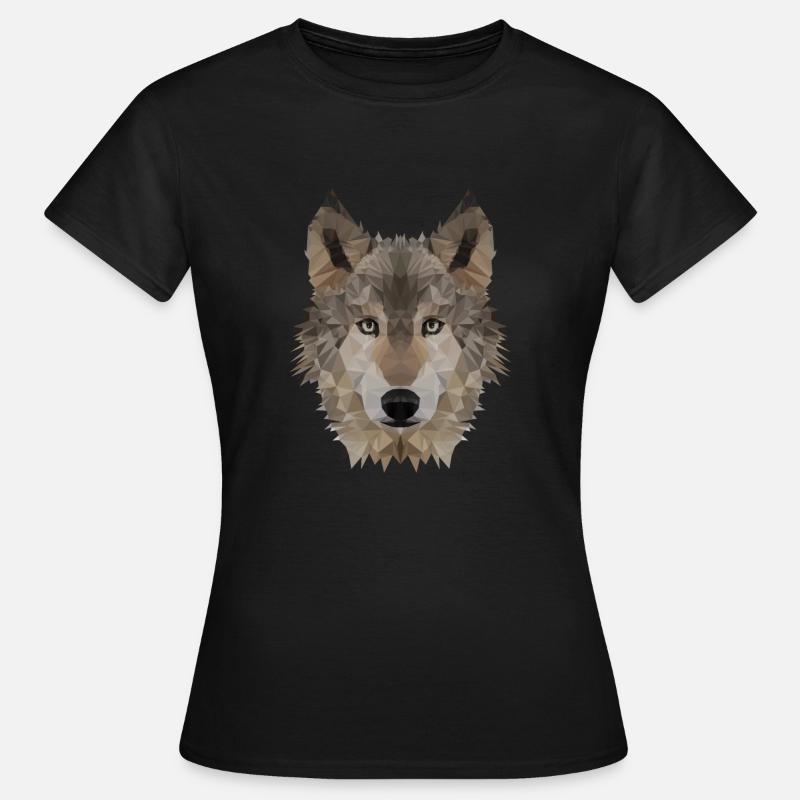 Wolf - Women's T-Shirt - black