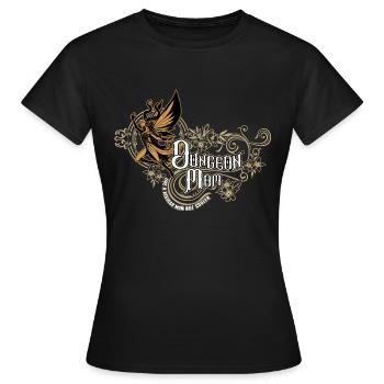 Dungeon Mom DM RPG game - Women's T-Shirt - black - Front - AI Model Female 172 dark (172cm)