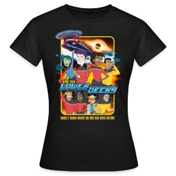 Star Trek Lower Decks Crew Funny Quote - Women's T-Shirt - black - Front - AI Model Female 172 dark (172cm)