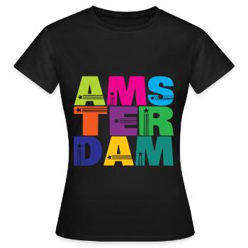 Holland - Women's T-Shirt - black - Front - AI Model Female 172 dark (172cm)