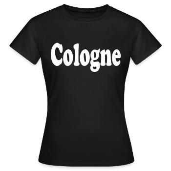 Cologne - T-shirt Femme - noir - Devant - AI Model Female 172 dark (172cm)