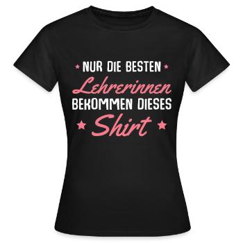 Lehrkraft Klassenlehrerin Beste Lehrerin - Frauen T-Shirt - Schwarz - Vorne - AI Model Female 172 dark (172cm)
