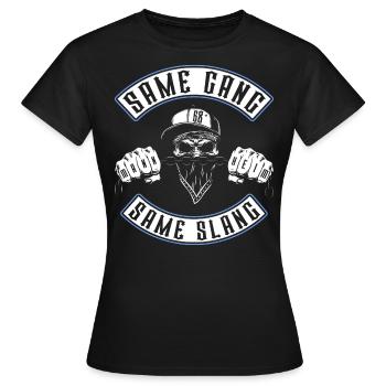 Mannheim 68 Slang Gang - T-shirt Femme - noir - Devant - AI Model Female 172 dark (172cm)