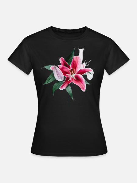 Orchidee Biodanza Blumenstrauss Tanz - Frauen T-Shirt - Schwarz