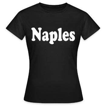 naples Napoli Neapel - Frauen T-Shirt - Schwarz - Vorne - AI Model Female 172 dark (172cm)