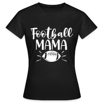 Maman du football - T-shirt Femme - noir - Devant - AI Model Female 172 dark (172cm)