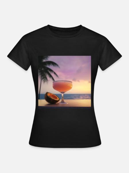 Cocktail 3 Geschenk - Frauen T-Shirt - Schwarz