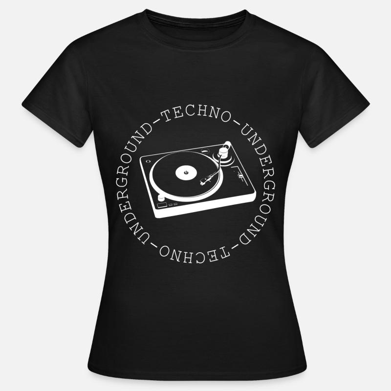 Techno - T-shirt Femme - noir