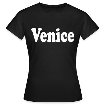 Venise - T-shirt Femme - noir - Devant - AI Model Female 172 dark (172cm)