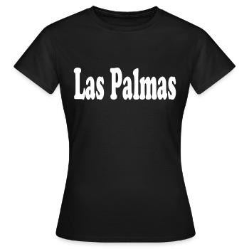 LAS PALMA - Frauen T-Shirt - Schwarz - Vorne - AI Model Female 172 dark (172cm)