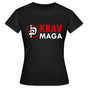 Krav Maga self-défense Combat Sport - T-shirt Femme - noir - Devant - AI Model Female 172 dark (172cm)