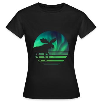 élan - T-shirt Femme - noir - Devant - AI Model Female 172 dark (172cm)