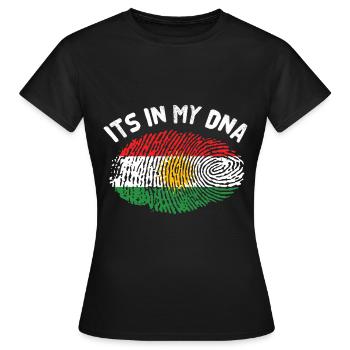 Kurdistan - Women's T-Shirt - black - Front - AI Model Female 172 dark (172cm)
