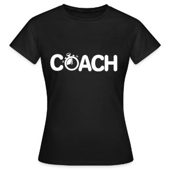 Trainer, du wirst das Trainertrikot nass machen - Frauen T-Shirt - Schwarz - Vorne - AI Model Female 172 dark (172cm)