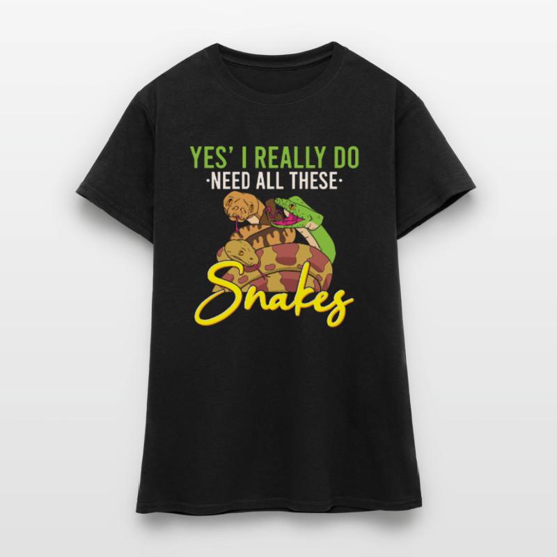 Drôle de serpent python / boa constrictor T-shirt Femme