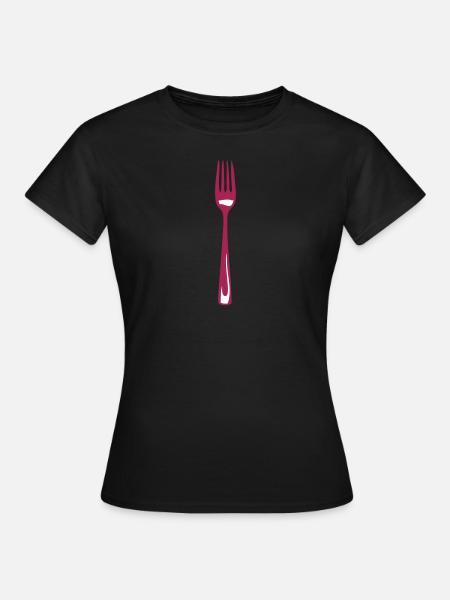 Gabel kochen - Frauen T-Shirt -