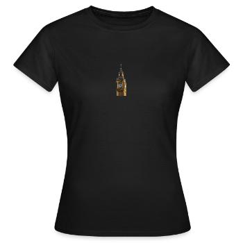 Big Ben London - Women's T-Shirt - black - Front - AI Model Female 172 dark (172cm)