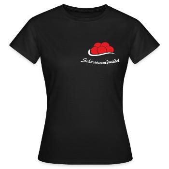 Fille de la Forêt-Noire - avec Bollenhut - T-shirt Femme - noir - Devant - AI Model Female 172 dark (172cm)