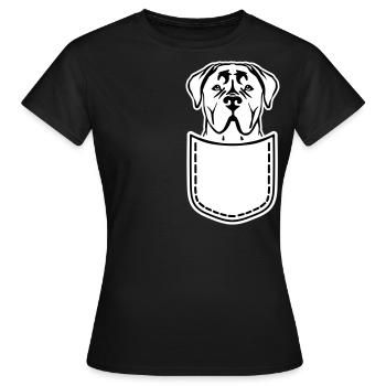 Cane Corso - T-shirt Femme - noir - Devant - AI Model Female 172 dark (172cm)