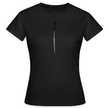 Samurai Katana - T-shirt Femme - noir - Devant - AI Model Female 172 dark (172cm)