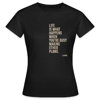 Plan - Women's T-Shirt - black - Front - AI Model Female 172 dark (172cm)